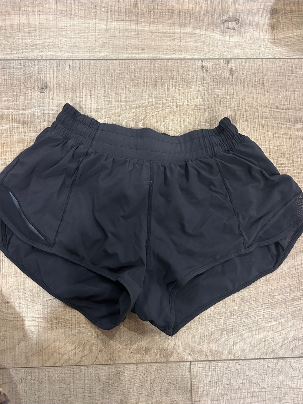 Women's Black Athletic Running Shorts- Lululemon